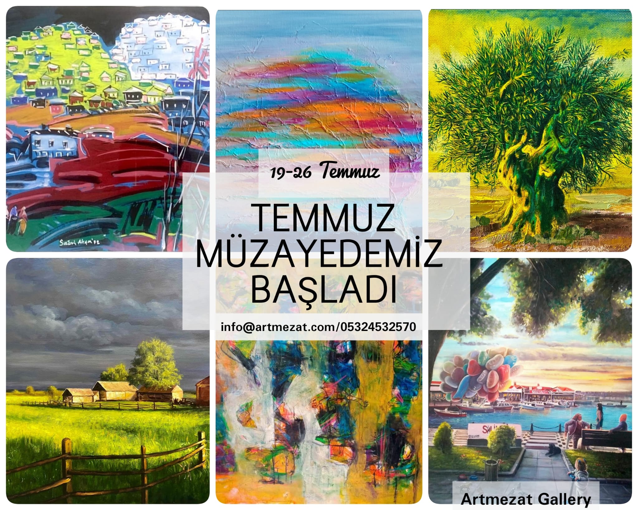 Temmuz Karma Eserler Müzayedesi İçin Giriş Yapın - Art Mezat